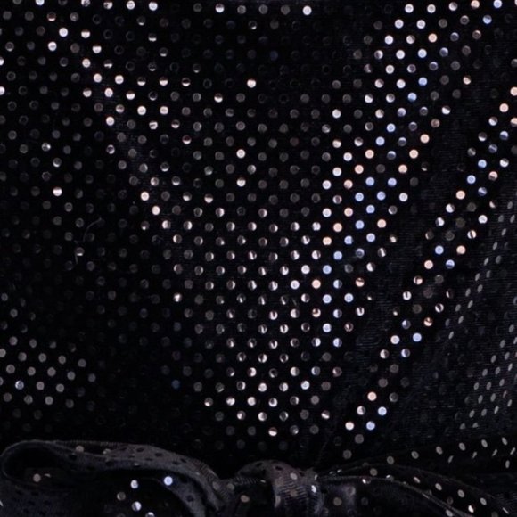 boho sparkle and shine belted black jumpsuit - Picture 3 of 6